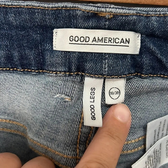 Good American GOOD LEGS EXTREME STILETTO Women’s Blue Jeans size 10/30 - Picture 6 of 10